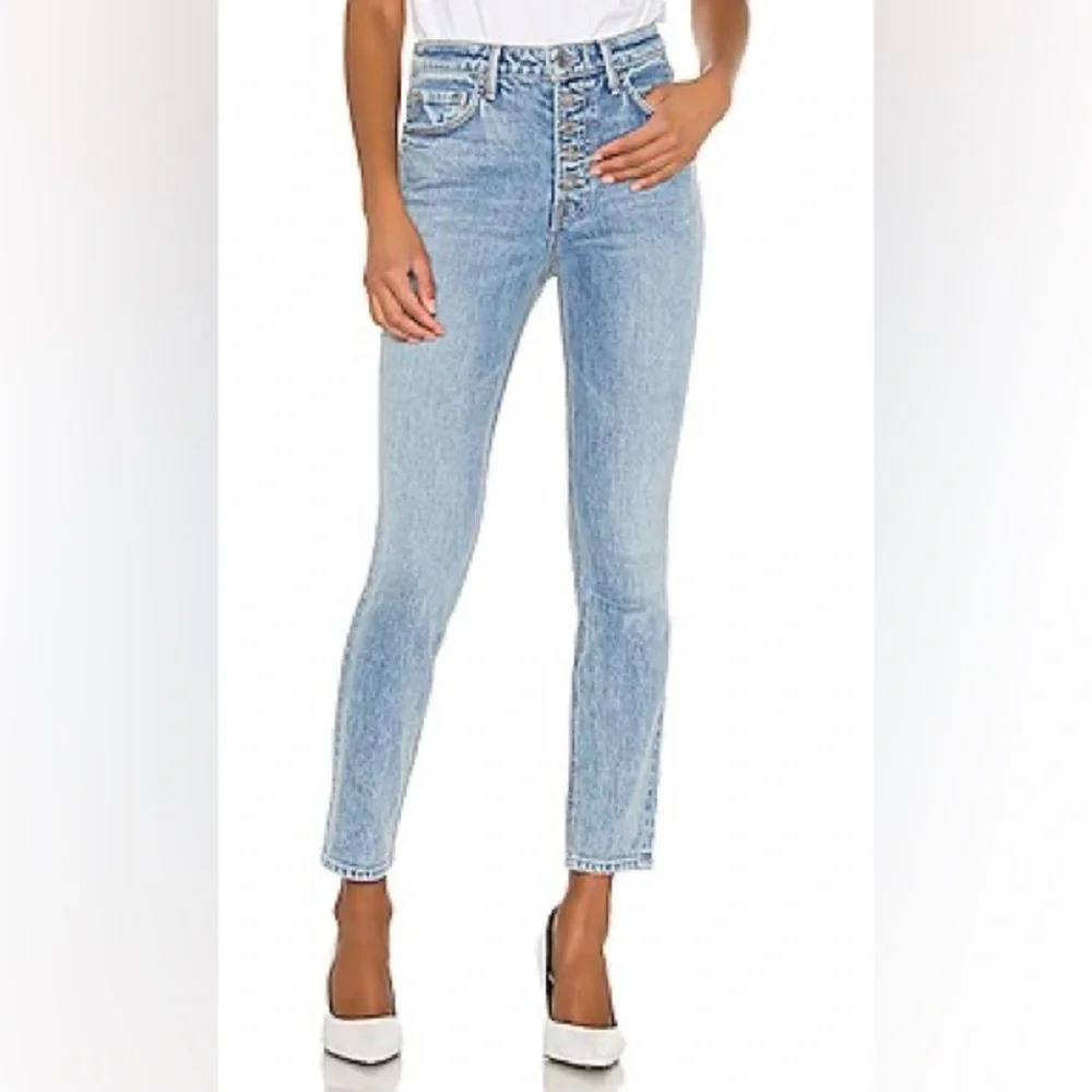 NWT GRLFRND Karolina High Rise Vintage Wash You Made It Jeans 26